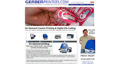 Desktop Screenshot of gerberprinters.com