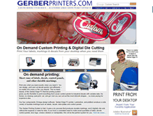 Tablet Screenshot of gerberprinters.com